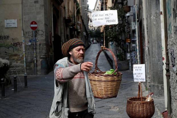 FILE PHOTO: Spread of the coronavirus disease (COVID-19) in Naples