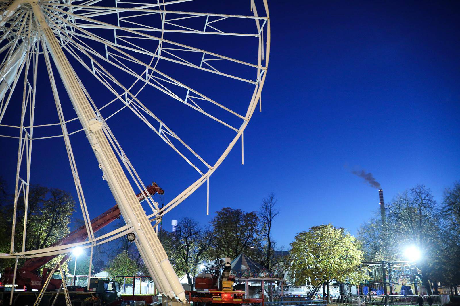 Zagreb: Završena montaža Panoramskog kotača 