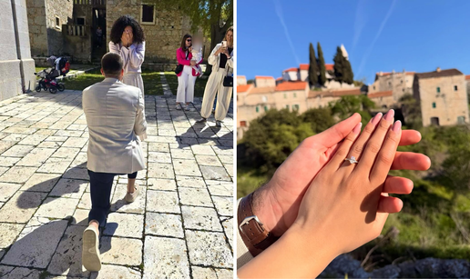 Vucin sin zaprosio djevojku na Hvaru, pogledajte romanti&ccaron;ni trenutak u krugu najbli&zcaron;ih