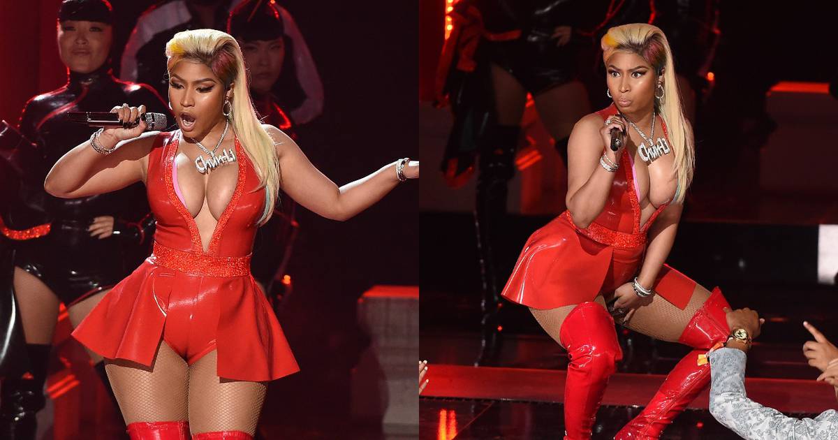 Muke Nicki Minaj: Gaćice od PVC-a otkazale su poslušnost.