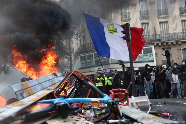 Nationwide protests in France against the cost of living