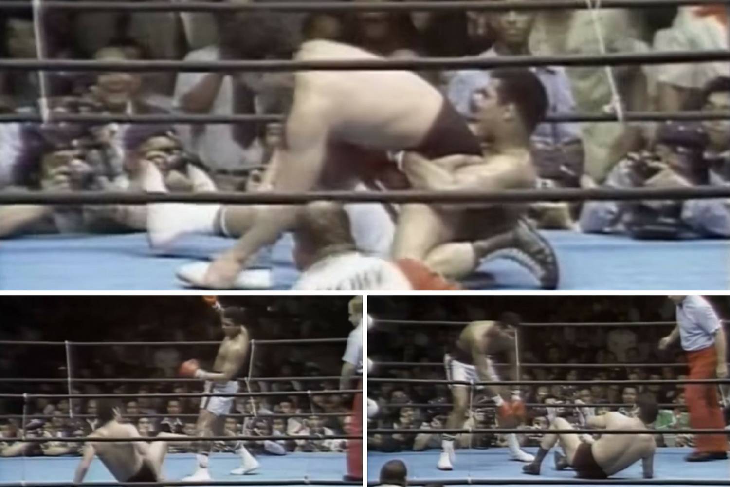 The Money Fight nije prva: Evo kako se Ali nosio s - hrvačem!