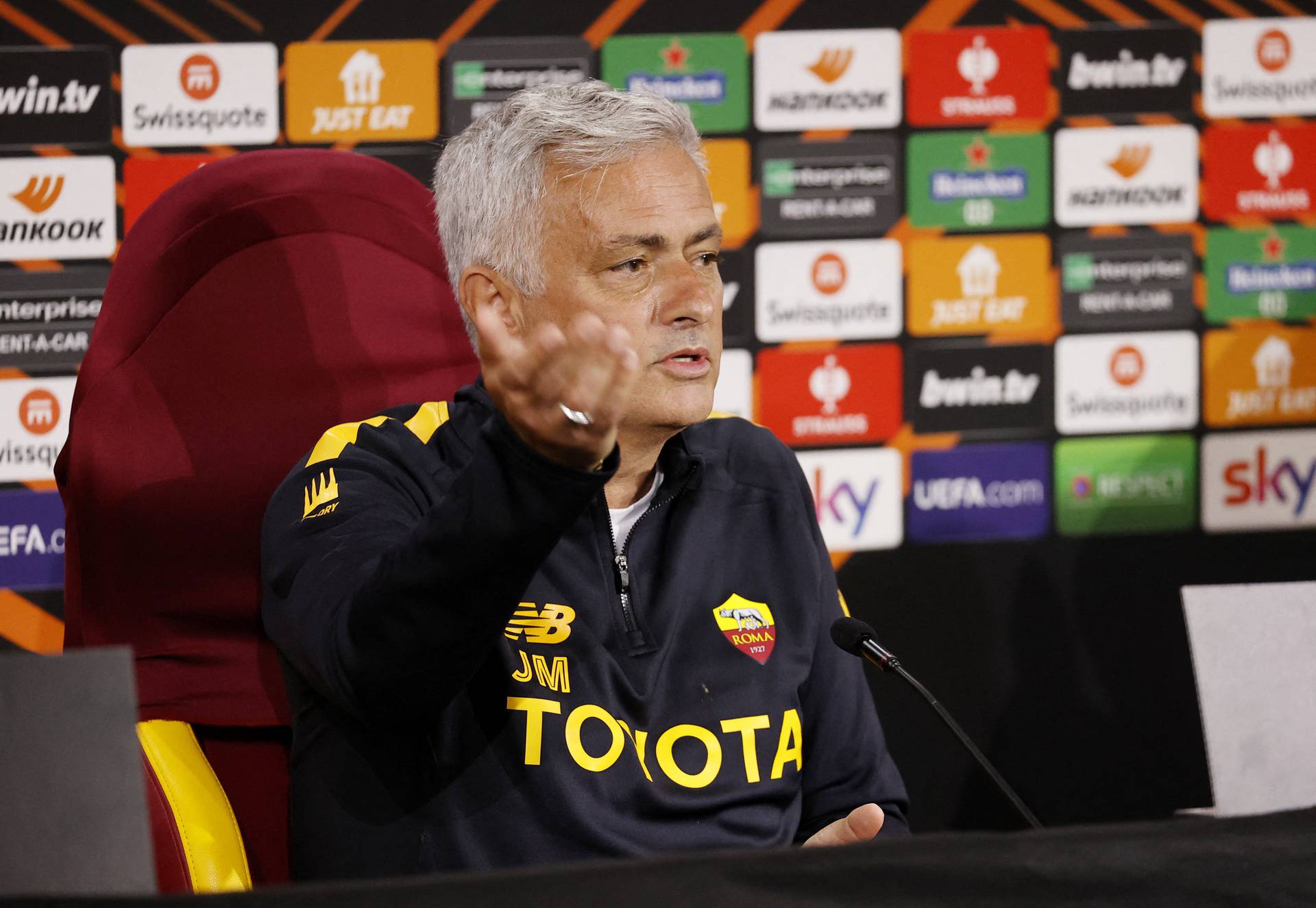 Europa League - AS Roma Press Conference