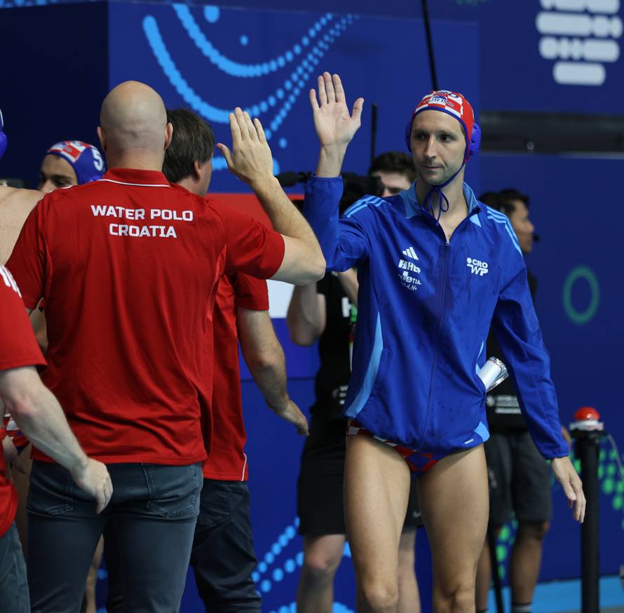 Svjetsko prvenstvo u vodenim sportovima - Singapur 2025., vaterpolo, Kina  - Hrvatska