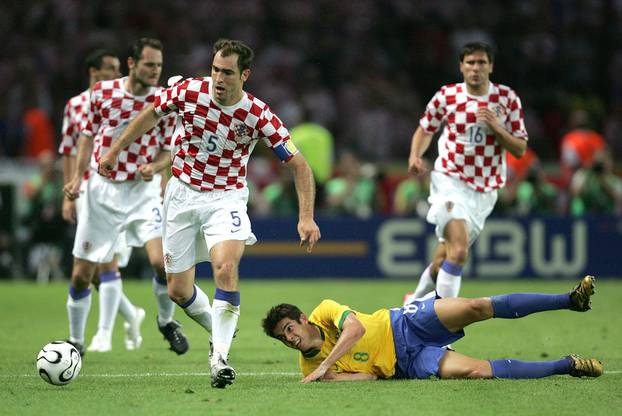 Berlin: Svjetsko nogometno prvenstvo 2006., prvo kolo skupine F, Hrvatska - Brazil, 13.06.2006. 