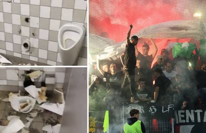 VIDEO Huligani Feyenoorda demolirali stadion u Grazu