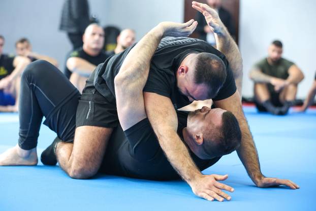 Zagreb: Ogledni trening Mirka Filipovića s pripadnicima specijalne i interventne policije