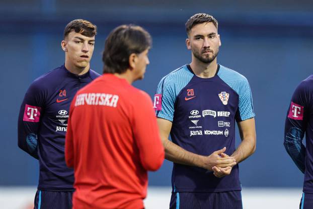 Zagreb: Trening hrvatske nogometne reprezentacije