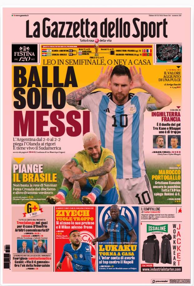 'Vatreni' zauzeli naslovnice stranih medija: Flopacabana; Ubojstvo na plesnom podiju