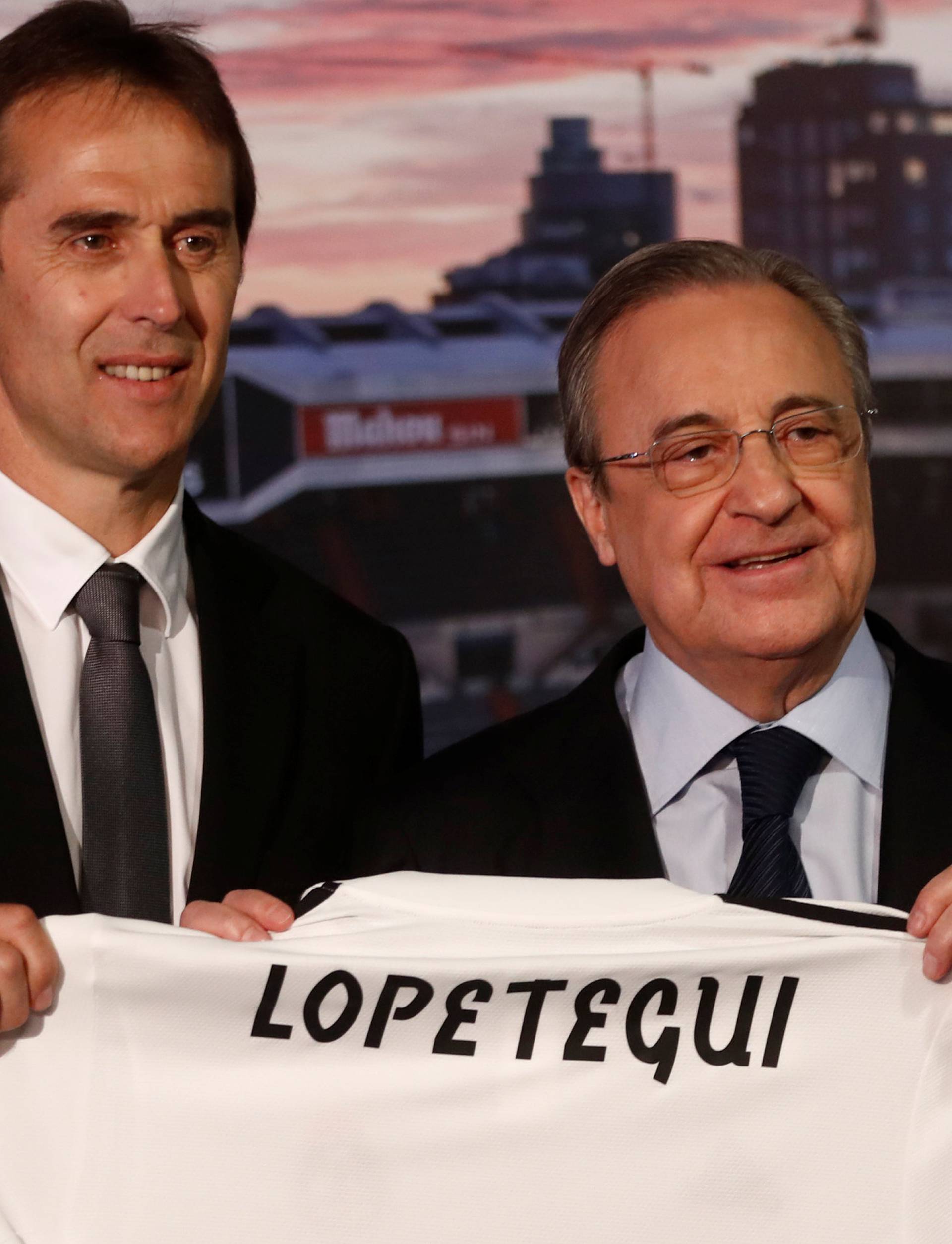 Real Madrid present new coach Julen Lopetegui