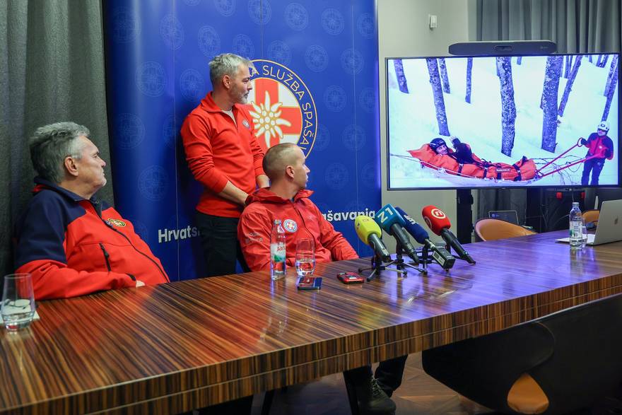 Konferencija za medije Hrvatske gorske službe spašavanja povodom obilježavanja 75 godina postojanja