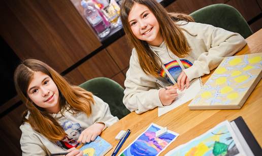 Franka (9) i Nika (11) redovito &scaron;alju svoje crte&zcaron;e u redakciju 24sata: Crtaju bolje od profi&cacute;a!