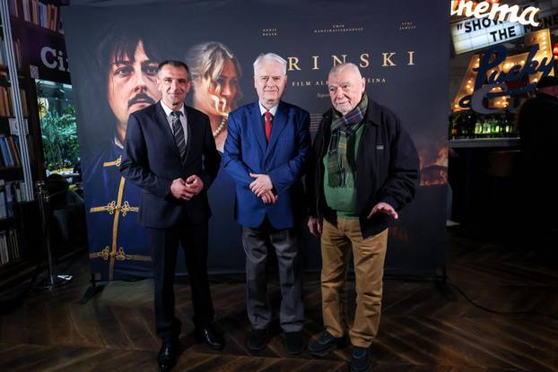 Zagreb: Premijera dugometražnog igrano-dokumentarnog filma "Zrinski"