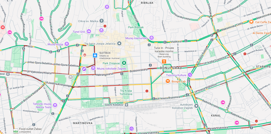 Prometni kaos u Zagrebu: Zbog zatvorene Slavonske avenije nastale su ogromne gužve...