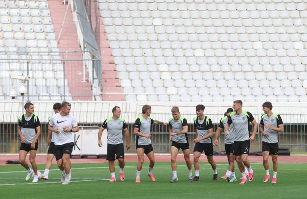 Split:  MŠK Žilina odradila trening na Poljudu