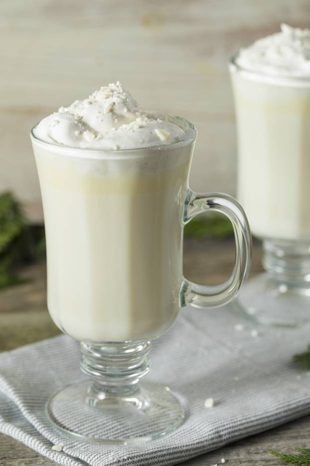 Homemade Sweet White Hot Chocolate
