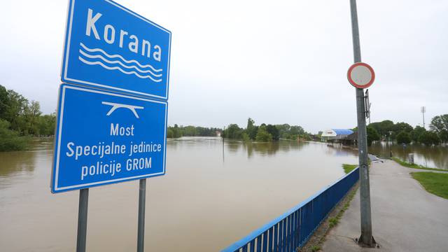 Karlovac: Izvanredno stanje na rijeci Korani