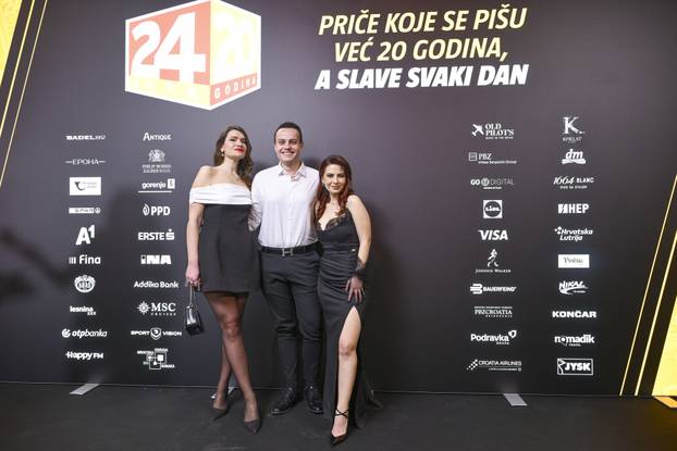 Zagreb: Dolazak uzvanika na proslavu 20. rođendana 24sata