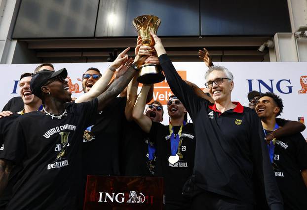 FIBA World Cup 2023 - Germany celebrate after winning the World Cup