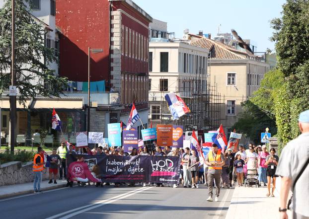 Prvi put u Šibeniku održan Hod za život