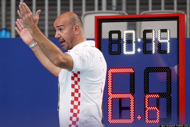 Tokio: Vaterpolo utakmica za peto mjesto Hrvatska - SAD