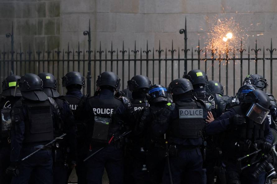 Nationwide protests in France against the cost of living
