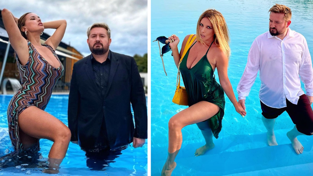 Nives Celzijus i Dalibor Petko u odjeći se brčkali u bazenu: 'Neki to vole goli, mi volimo u fulu'