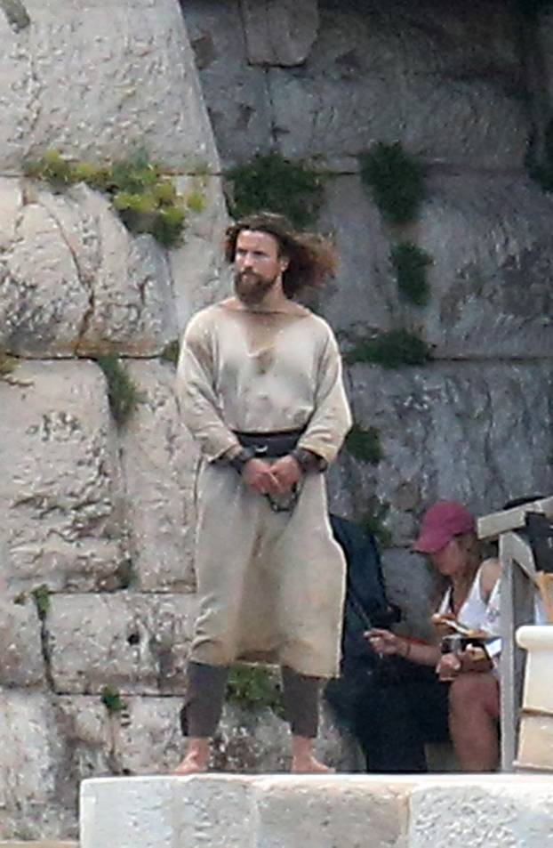 Šibenik: Glavni glumac serije Vikinzi na setu na Tvrđavi sv. Nikole