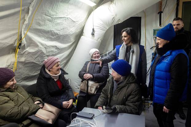 European Commissioner for Equality, and Preparedness and Crisis Management Hadja Lahbib visits Kyiv