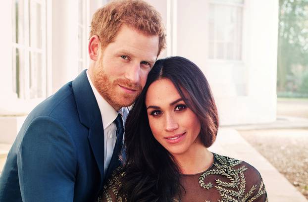 FILE PHOTO: An official engagement photo released by Kensington Palace of Prince Harry and Meghan Markle taken by photographer Alexi Lubomirski, at Frogmore House in Windsor