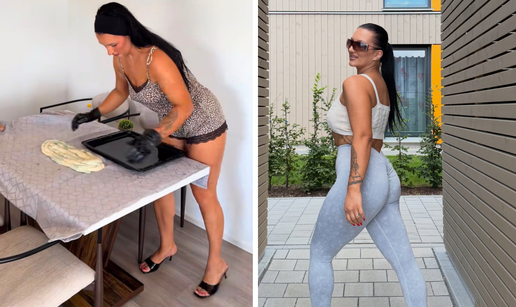 FOTO Fatalna mama Vanesa radi burek i usisava stan u &scaron;tiklama