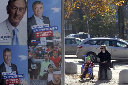 Slovenci biraju predsjednika, ankete na strani Danila Tuerka