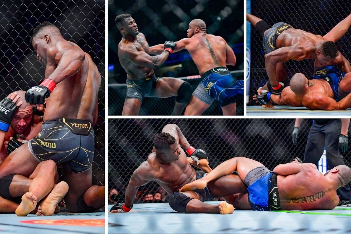 VIDEO Ngannou potukao Ganea i na najnevjerojatniji mogući način obranio šampionski pojas