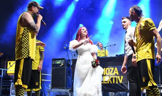 Vjenčanje proslavili s Dubiozom na pozornici u Bjelovaru: 'To je nešto što svi fanovi sanjaju!'