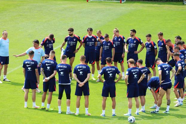 Rijeka: Trening Hrvatske nogometne reprezentacije