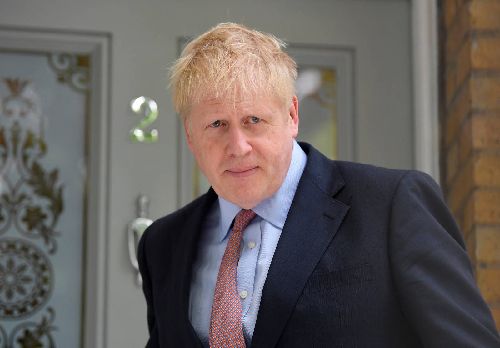 Boris Johnson, leadership candidate for Britain's Conservative Prime Minister, leaves home in London