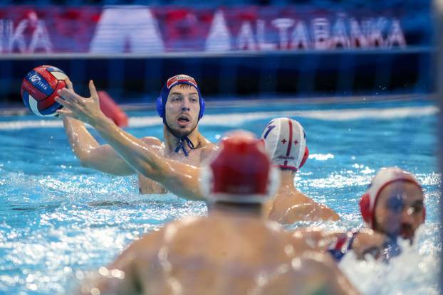 Beograd: Utakmica 2. kola 37. Europskog vaterpolo prvenstva, Gruzija - Hrvatska