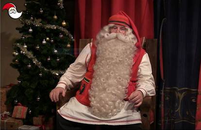 Djed Mraz poslao posebnu poruku Hrvatima iz svojeg ureda u finskom Rovaniemiju