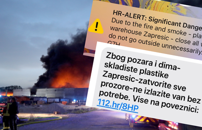 Zbog jakog požara građanima stigle poruke: Zatvorite sve prozore i ne izlazite bez potrebe