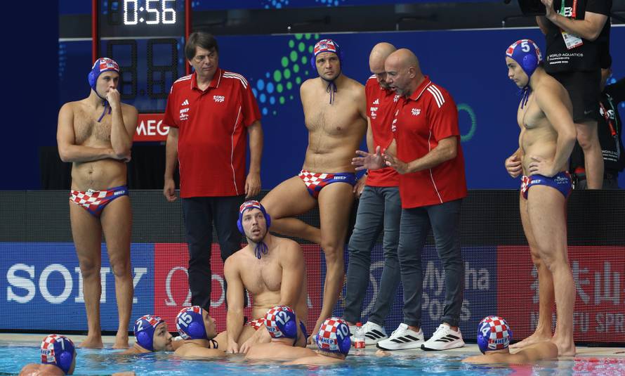 Svjetsko prvenstvo u vodenim sportovima - Singapur 2025., vaterpolo, Kina  - Hrvatska