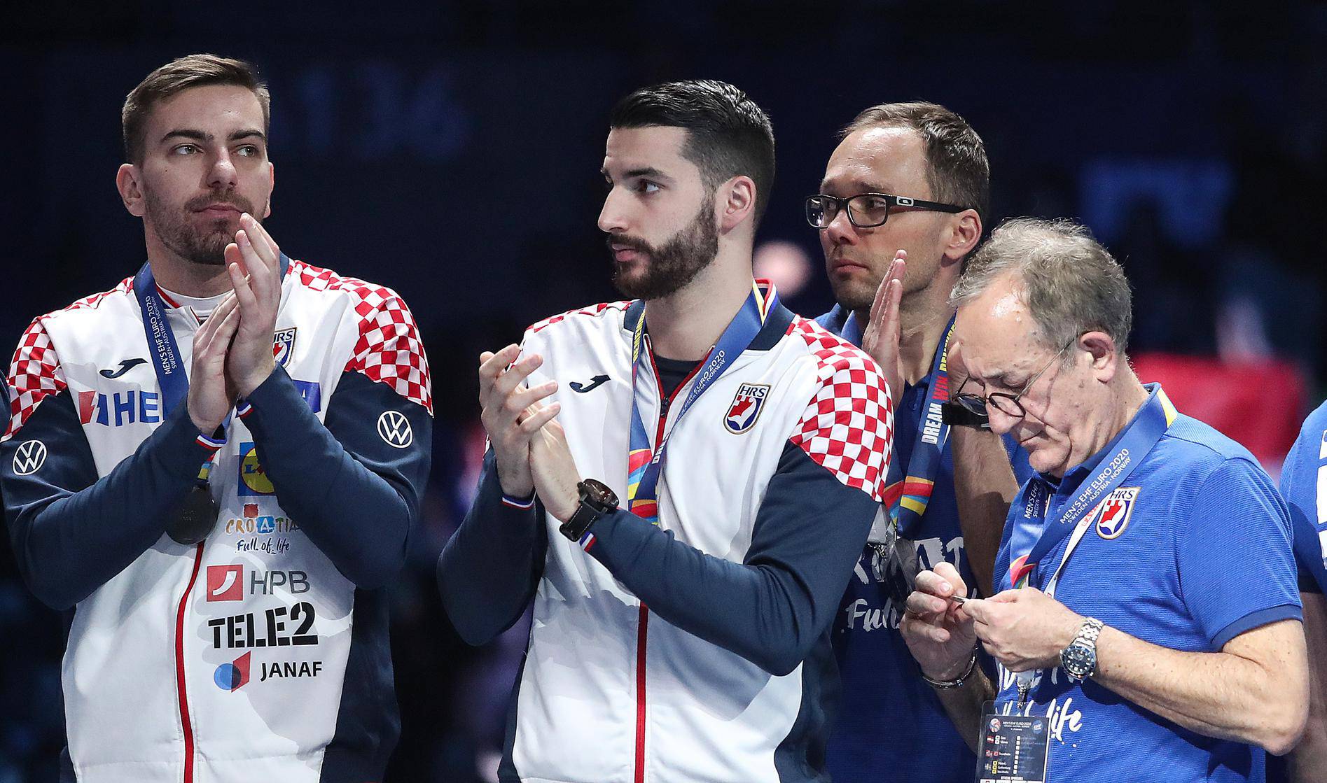 Stockholm: Rukometaši Hrvatske nakon borbe u finalu okrunjeni srebrnim medaljama