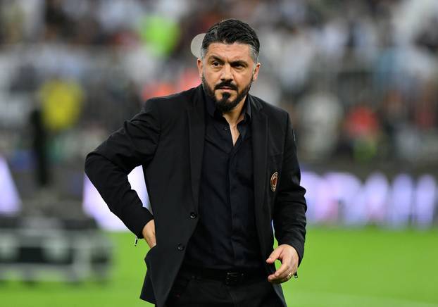 FILE PHOTO: AC Milan coach Gennaro Gattuso at King Abdullah Sports City, Jeddah, Saudi Arabia - January 16, 2019