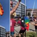 VIDEO Maturant skinuo LGBT zastavu u Zagrebu, ostali su navijali: 'Nije mi bilo ugodno'