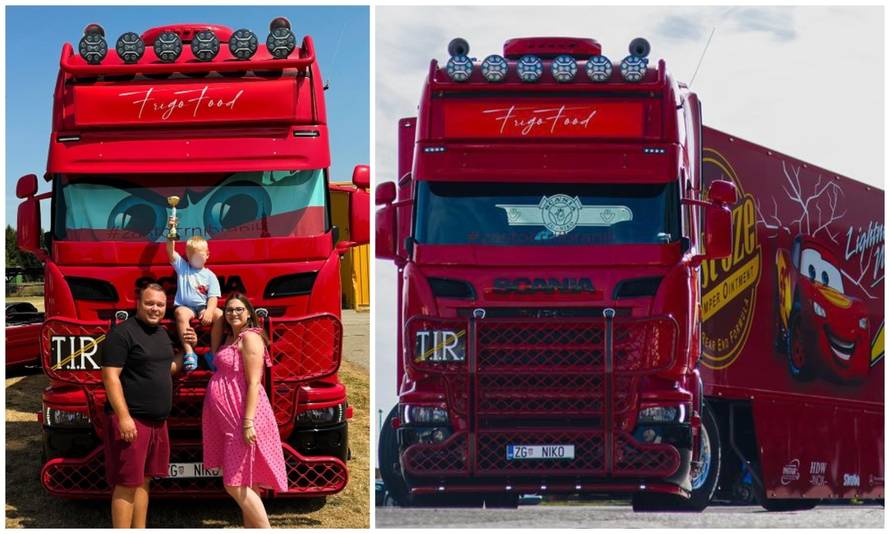 FOTO Josip je za sina 'oživio' Munjevitog Jurića: 'Grlio je kamion i skakao od sreće'
