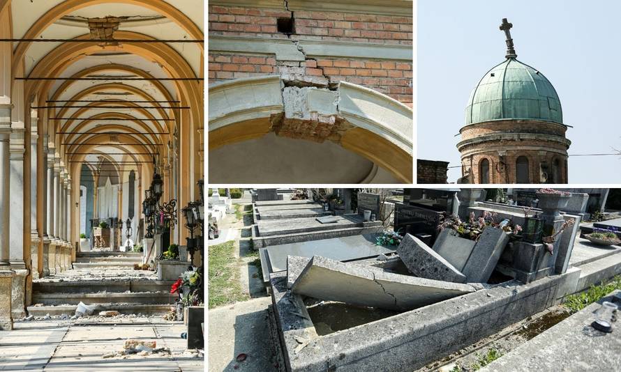 Mirogoj devastiran: U potresu oštećeno čak 6000 grobova...