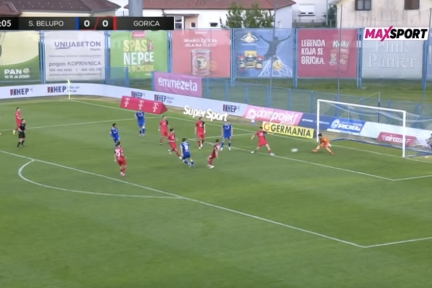 Gol na utakmici Slaven Belupo - Gorica
