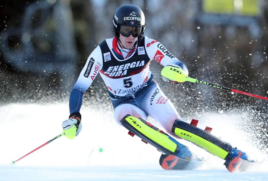 Zagreb: Prva vožnja muškog slaloma Audi FIS Svjetskog skijaškog kupa Snow Queen Trophy