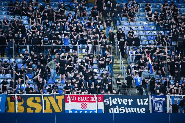 Zagreb: Navijači na utakmici 32. kola Prve HNL, GNK Dinamo i NK Varaždin