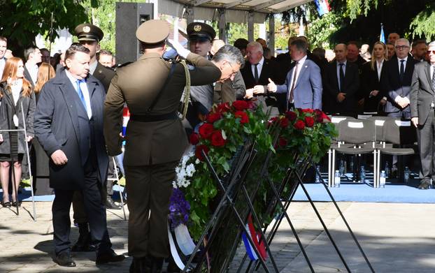 Okučani:  Obilježavanje 31. obljetnice vojno-redarstvene operacije "Bljesak"