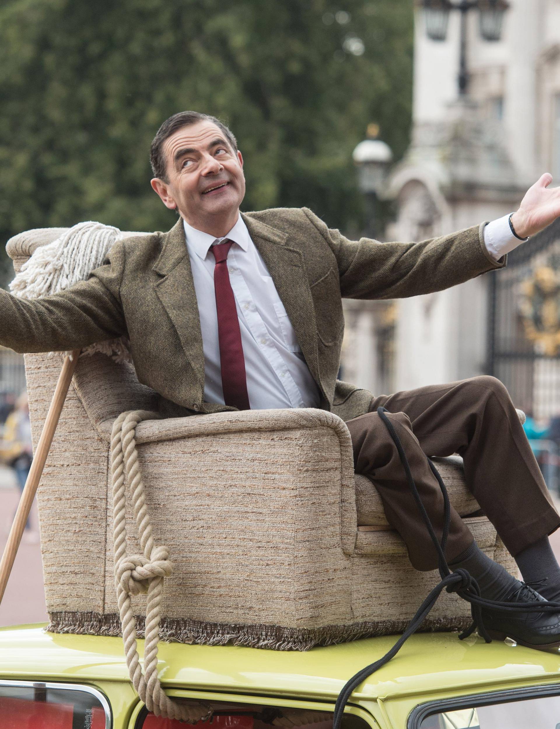 Mr Bean at Buckingham Palace